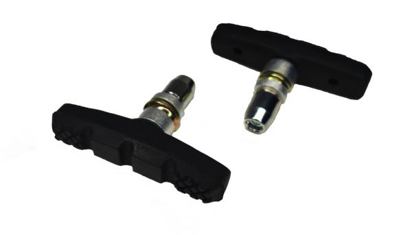 Колодки тормоза V-Brake с резьбой 60мм, всепогодные, цвет черный, Тайвань                                                                                                                                                                                 