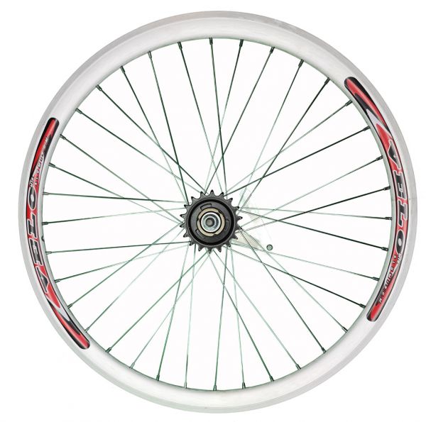 Колесо 20" заднее, втулка Stels, одинарный обод цвет SILVER                                                                                                                                                                                               