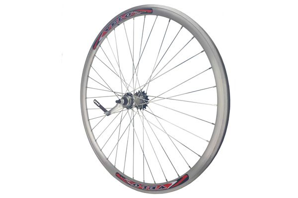 Колесо 28" заднее, втулка Stels, двойной обод цвет SILVER                                                                                                                                                                                                 