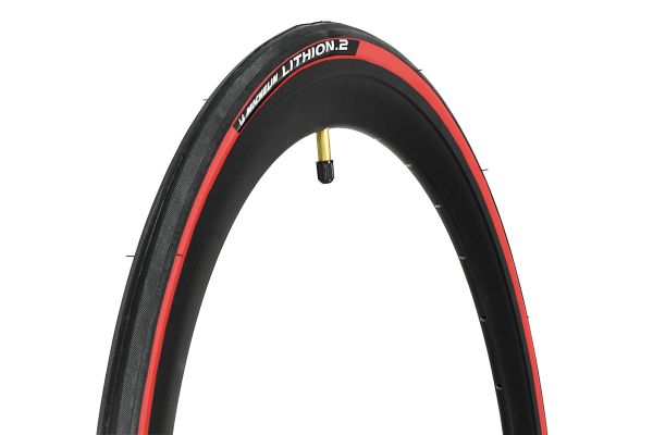 Покрышка MICHELIN LITHION 2 25-622 (700X25C) TS RED V2 60TPI фолдинг,красный 752988                                                                                                                                                                       