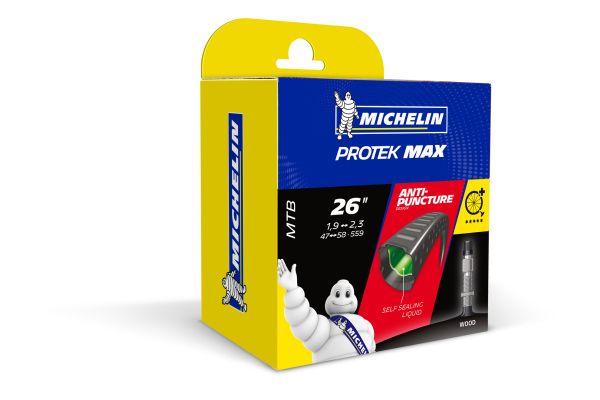 Камера  MICHELIN C4 PROTEKMAX  47/58X559 26x1.85-2,3 WO 40mm вентиль WOOD 123884                                                                                                                                                                          