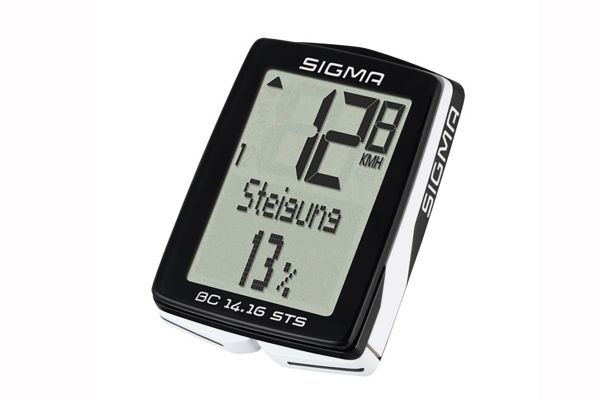 Велокомпьютер Sigma, BC 14.16 STS CAD, 01418,19 функций, беспроводной, черно-белый                                                                                                                                                                        