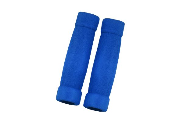 Грипсы MTB,HL-GR01, 130мм,мягкие,синие                                                                                                                                                                                                                    