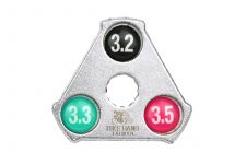 Спицевой ключ BikeHand YC-1A, треугольный, 3,2-3,3-3,5                                                                                                                                                                                                    
