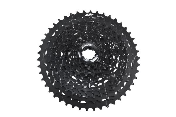 Кассета MICROSHIFT XLE CSG113-46-11 11ск(11-13-15-18-21-24-28-32-36-40-46T) б\упаковки,черный                                                                                                                                                             