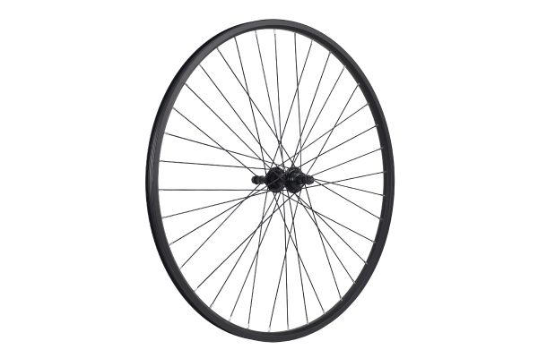 Колесо 29" MTB,заднее, дв.обод DH18 29"*36H,алюминиевый сплав,черный,черная втулка,резьб FR-09R DISC                                                                                                                                                      
