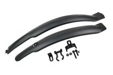 Крылья комплект пер+зад, SF-336F/R, 24-26", пластик, черный                                                                                                                                                                                               
