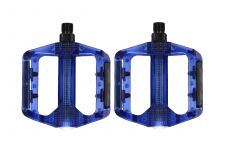 Педали FEIMIN FP-801blu,110*100мм,BMX,база пластик,стальная ось,327гр,синие,подшипник                                                                                                                                                                     