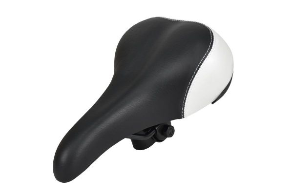 Седло AERJА-2003-1 MTB 265*170mm, пластиковый бампер,черно-белое                                                                                                                                                                                          