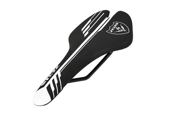 Седло ZEUS Z-1013 MTB Sport 278x140mm,рельсы сталь,анатомическое,черно-белое,290гр                                                                                                                                                                        