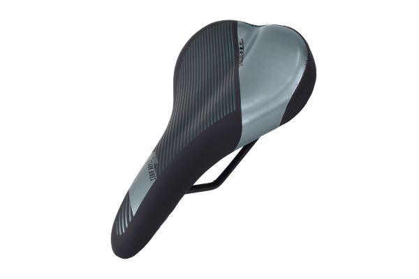 Седло ZEUS 1040 MTB Sport стальные рельсы,черный\серый                                                                                                                                                                                                    