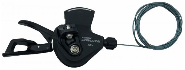 Шифтер Deore SL-M4100-R,правый,10-передач,на хомут,без индикатора,трос 2050мм,KSLM4100RA1                                                                                                                                                                 