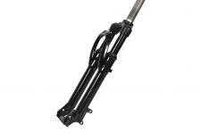 Вилка EASING ES 245-2 26"*1.1\8" ход 60мм,пружина,предварительное сжатие,стальная,черная,2,55кг                                                                                                                                                           