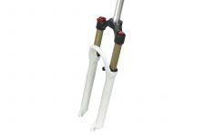 Вилка EASING ES-541 HLO AIR 27,5"1.1\8" ход 100мм,возд.пружина,локаут гидр,магний,б\р,белая,1,70кг.                                                                                                                                                       