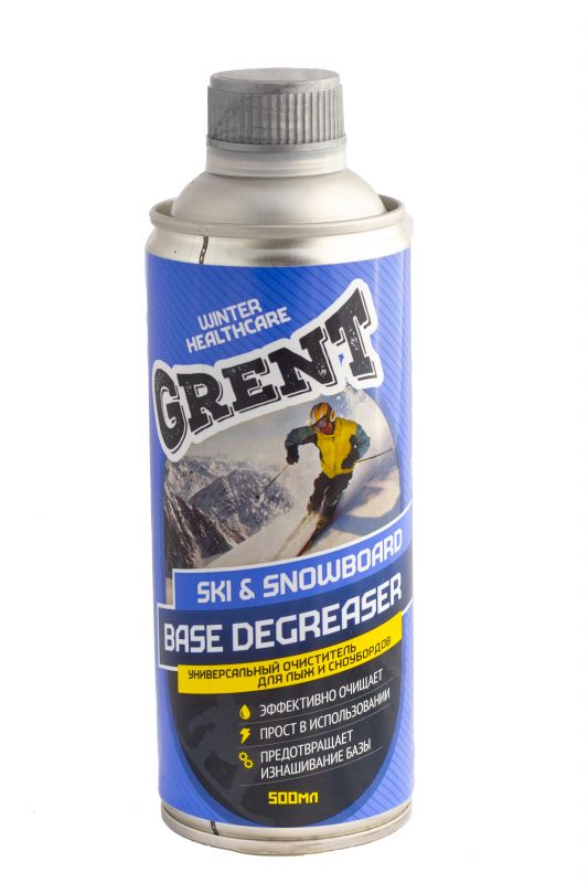 GRENT BASE DEGREASER Универсальный очиститель для лыж и сноубордов 500мл (33110)                                                                                                                                                                          