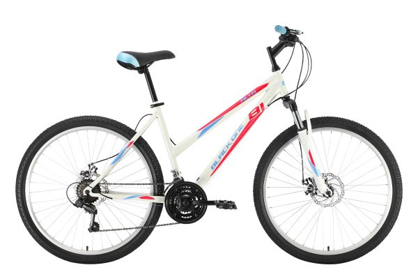 Велосипед Black One Alta 26 D белый/розовый/голубой 18"                                                                                                                                                                                                   