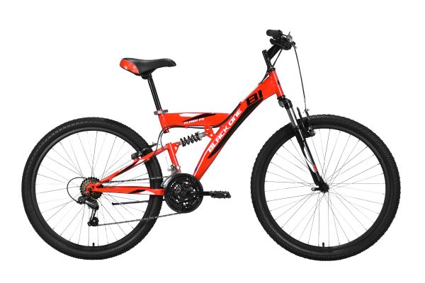 Велосипед Black One Flash FS 26 красный/черный/белый 18"                                                                                                                                                                                                  