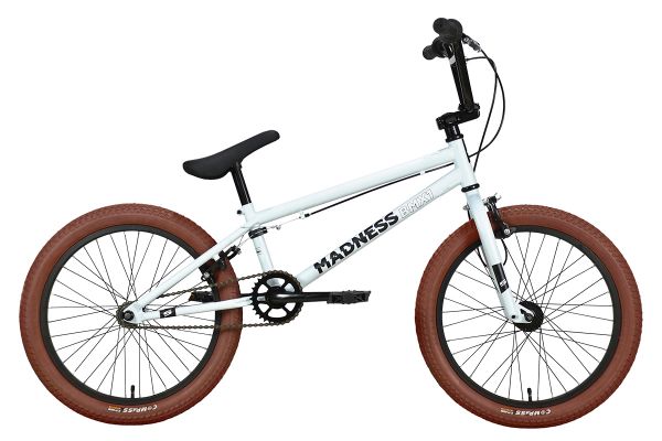 Велосипед Stark'23 Madness BMX 1 серебристый/черный/коричневый                                                                                                                                                                                            