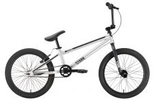 Велосипед Stark'22 Madness BMX Race серебристый/черный                                                                                                                                                                                                    