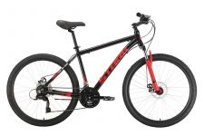 Велосипед Stark'22 Indy 26.1 D Microshift черный/красный 18"                                                                                                                                                                                              
