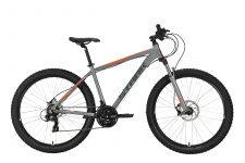 Велосипед Stark'22 Hunter 27.2+ HD серый/оранжевый 18"                                                                                                                                                                                                    