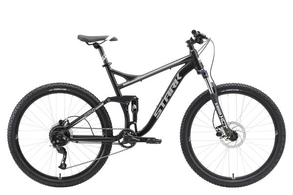 Велосипед Stark'22 Tactic FS 27.5 HD черный/серебристый 20"                                                                                                                                                                                               