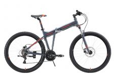 Велосипед Stark'23 Cobra 27.2 HD серый/черный/оранжевый 18"                                                                                                                                                                                               
