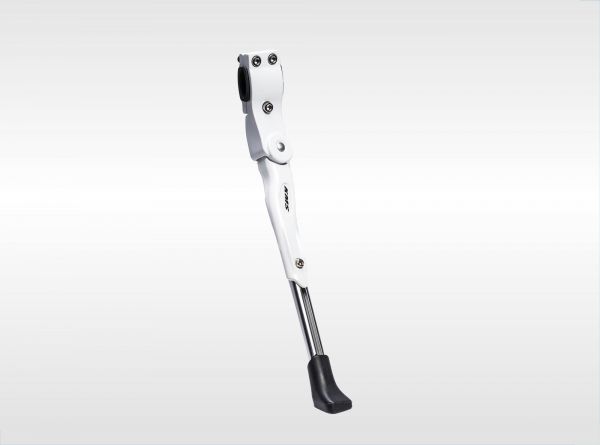 Подножка универсальная 24"-28", алюминиевая, под заднее перо, раздвижная, цветная, стикер "KMS".                                                                                                                                                          
