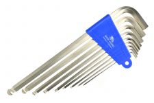 Набор шестигранников с длинной ручкой BikeHand YC-623, шаровые головки, 9 размеров                                                                                                                                                                        