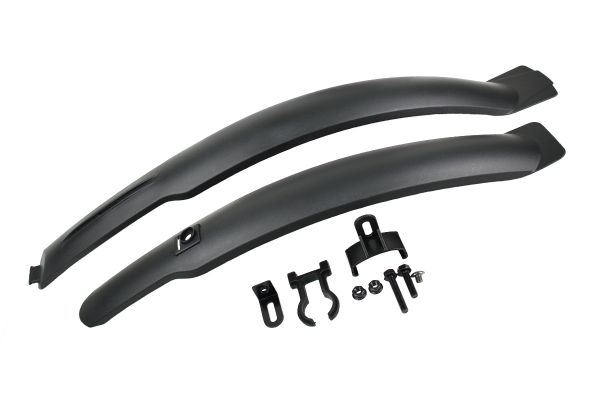 Крылья комплект пер+зад, GH-336F/R, 24-26", пластик, черный                                                                                                                                                                                               