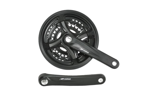 Система PROWHEEL TY-CM99*175mm,(48/38/28)AL-6061-T6,CHAINLINE:48.5,под квадрат 124.5,черный                                                                                                                                                               