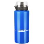 Велофляга STG  DC-BT-54 600мл с защитной крышкой синяя/белая                                                                                                                                                                                              