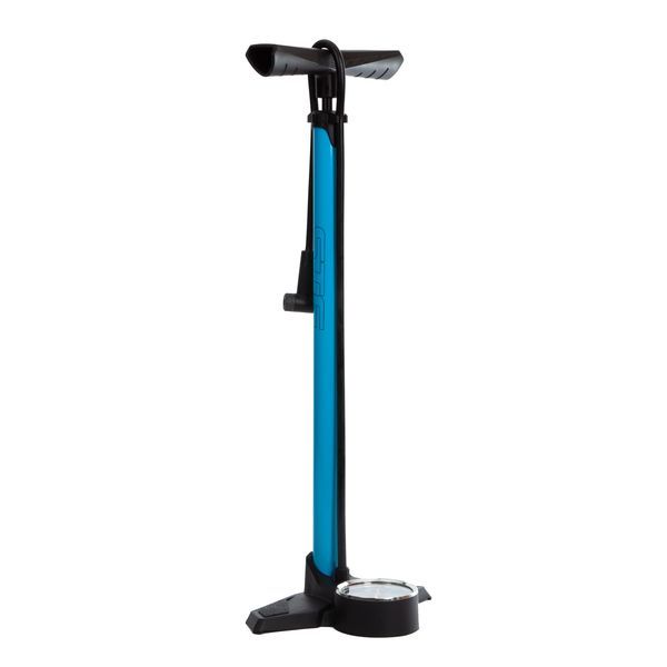 Насос напольный, модель GF2530 FYI с манометром 3" presta/schrader, голуб. алюм.                                                                                                                                                                          