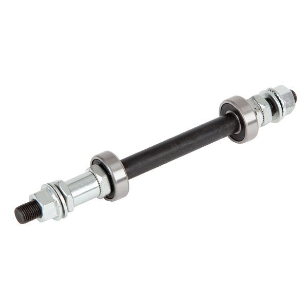Ось с пром.подшипниками для втулок  SF A03R 32H,O.L.D. 130MM; AXLE S45C 3/8"; CP FINISH; 3/8"; под б                                                                                                                                                      