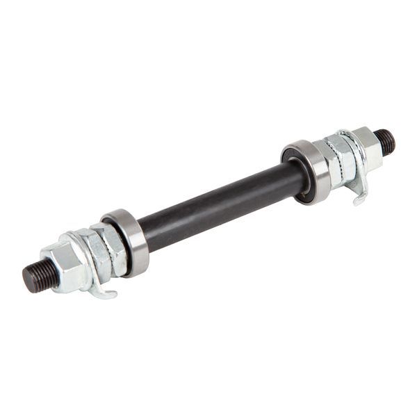 Ось с пром. подшипниками для втулок  SF A03F 28H; O.L.D. 100MM; AXLE S45C 3/8"; под эксентрик                                                                                                                                                             