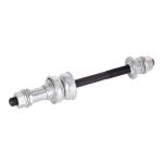 Ось с подшипниками для втулок  SF A03R 32H,O.L.D. 130MM; AXLE S45C 3/8"; CP FINISH; 3/8"; под болты                                                                                                                                                       