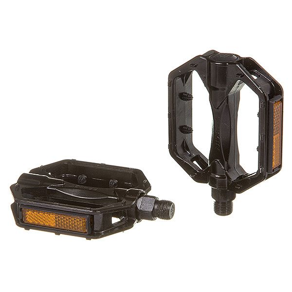 Педали STG FP-925, платформа, алюм, ось 9/16", насып. Подшип. Черные                                                                                                                                                                                      