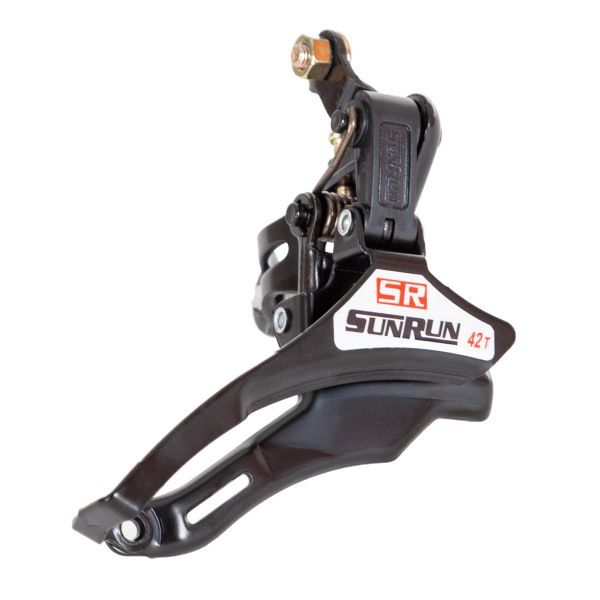 Переключатель скоростей перед.Front derailleur 6/7sp compatible for 42/34/24; 18T Capacity, downpull                                                                                                                                                      