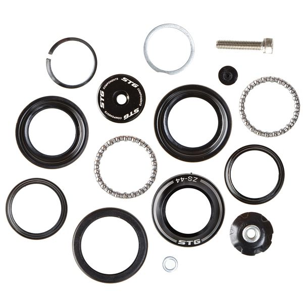 Рулевая колонка STGGH-868D 1,1/8"; 28.6/44-30/44; STACK 15MM; ED BLACK; w/S22 ALLOY COVER 10MM                                                                                                                                                            