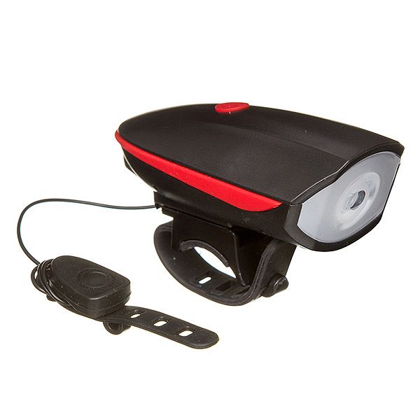 Фонарь STG передний с сигналом FL1544A ,300 люмен, usb,бат.в комл. (1200mAH) кноп. Для гудка.140 дб.                                                                                                                                                      