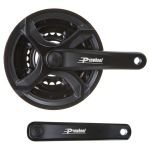 Шатуны PROWHEEL TA-CQ02 152MM; CHAINRINGS 24/34/42T w/PLASTIC BLACK CHAINGUARD                                                                                                                                                                            