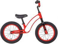 Беговел NOVATRACK 14" MBLAST красный, магний-алюминиевая рама, цветной стальной обод, камера, покрыш                                                                                                                                                      