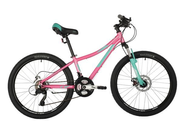 Велосипед FOXX 24" CAMELLIA розовый, алюм. рама 12", 21 скор., Power/Microshift TS38, дисков                                                                                                                                                              
