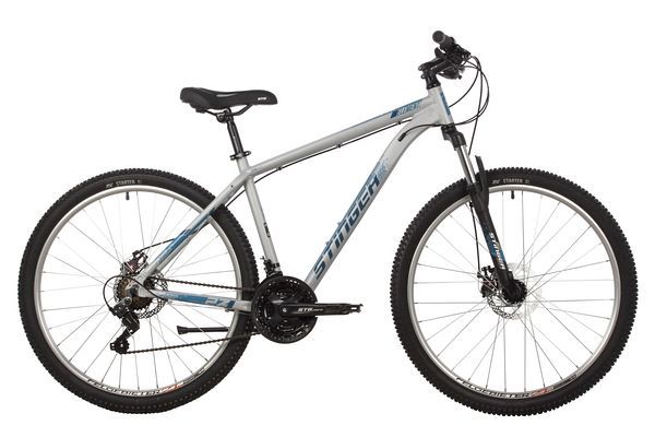 Велосипед STINGER 27.5" ELEMENT STD серый, алюминий, размер 18"                                                                                                                                                                                           