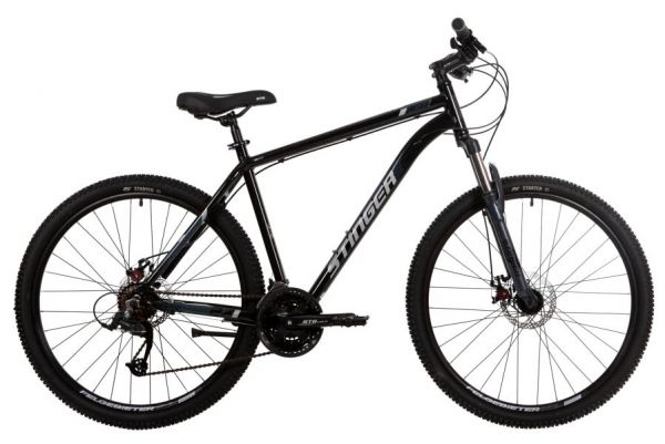 Велосипед STINGER 27.5" ELEMENT STD SE черный, алюминий, размер 20"                                                                                                                                                                                       