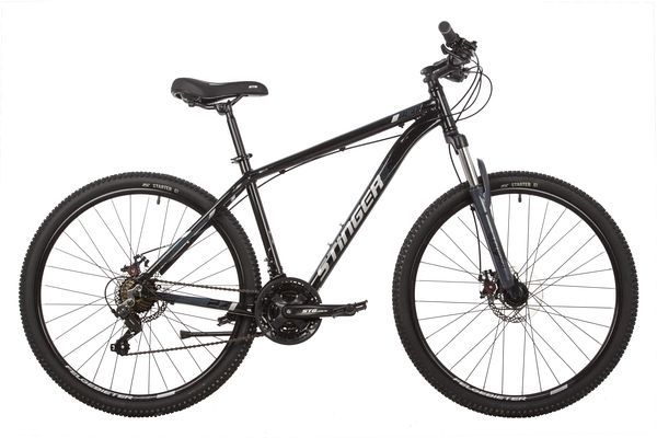 Велосипед STINGER 27.5" ELEMENT STD черный, алюминий, размер 20"                                                                                                                                                                                          