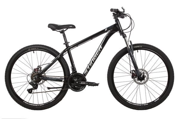 Велосипед STINGER 26" ELEMENT STD черный, алюминий, размер 18"                                                                                                                                                                                            