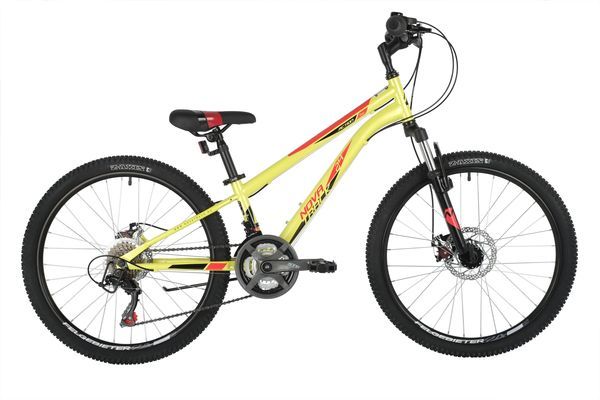 Велосипед NOVATRACK 24" ACTION зеленый,  стальная рама 11", 18 скор., Shimano TZ500/RS35, дисковый т                                                                                                                                                      