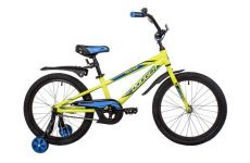 Велосипед NOVATRACK 20" DODGER алюм., зелёный, тормоз нож, короткие крылья, защита цепи А-тип                                                                                                                                                             