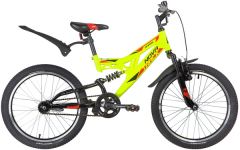 Велосипед NOVATRACK 20" SHARK зеленый, сталь, 1-скор, Falcon                                                                                                                                                                                              